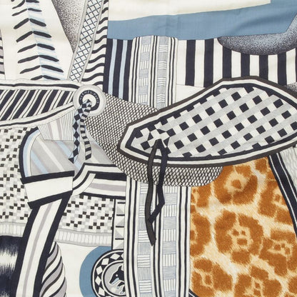 Hermes Carre Geant LA Selle Imaginaire Saddle of Imagination Cashmere Silk