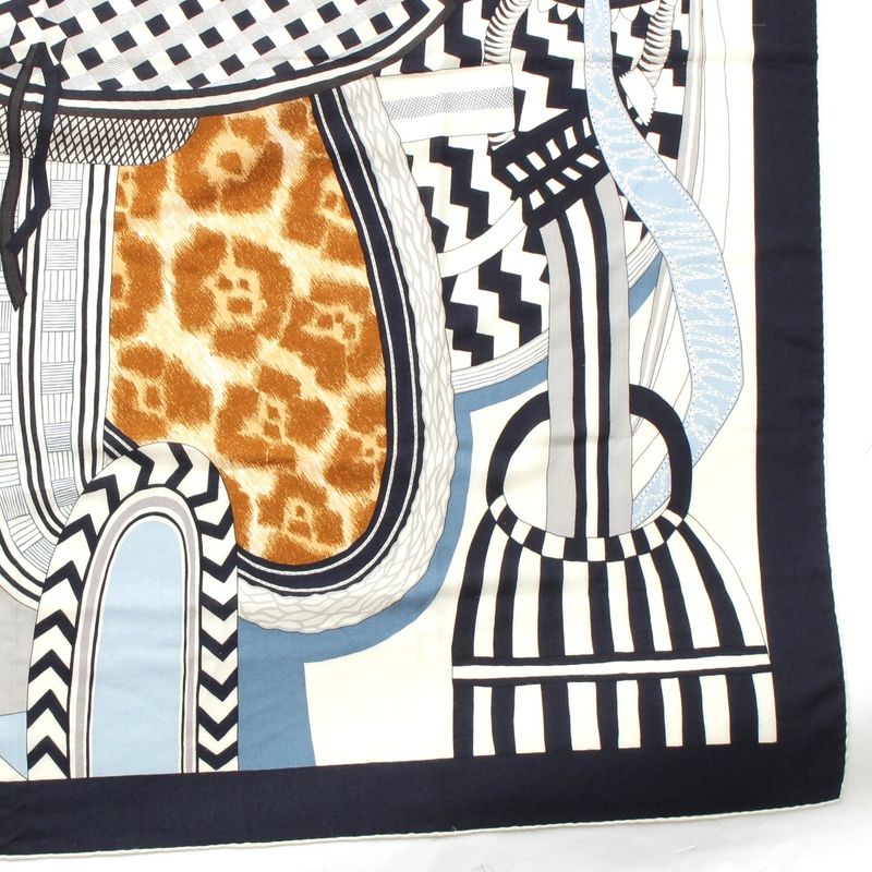 Hermes Carre Geant LA Selle Imaginaire Saddle of Imagination Cashmere Silk