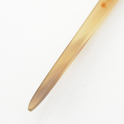 Hermes Buffalo Horn Kanzashi Hair Accessory Hair Accessory Hairpin Brown