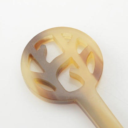 Hermes Buffalo Horn Kanzashi Hair Accessory Hair Accessory Hairpin Brown