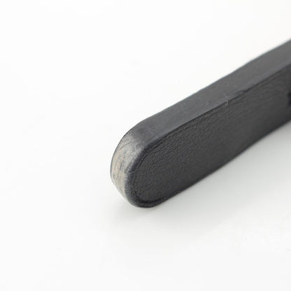 Hermes Leather Serie Button Headband Hair Accessory H201002g Black