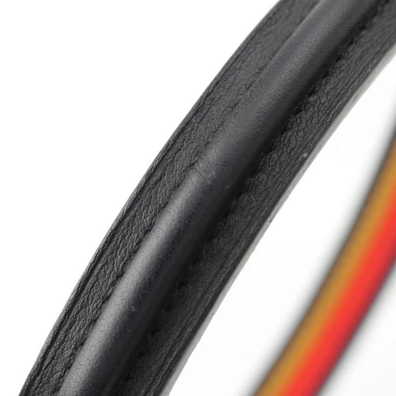 Hermes Leather Serie Button Headband Hair Accessory H201002g Black