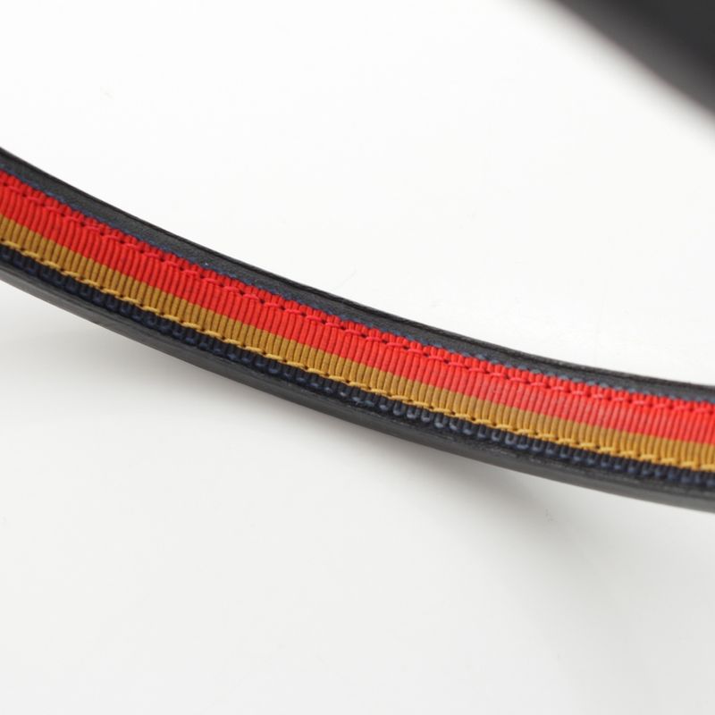 Hermes Leather Serie Button Headband Hair Accessory H201002g Black