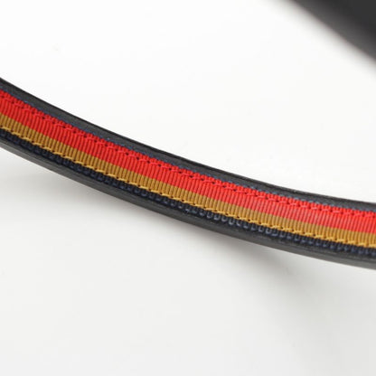 Hermes Leather Serie Button Headband Hair Accessory H201002g Black