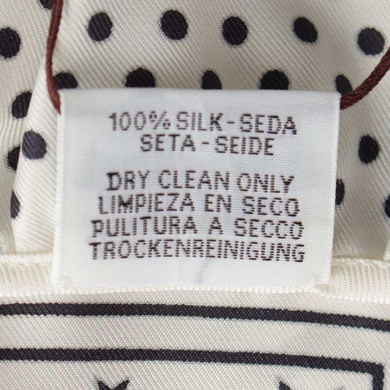 Hermes Silk Carré 70 Brides de Gala Bandana Brides de Gala Bandana Frilled