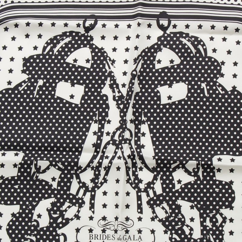 Hermes Silk Carré 70 Brides de Gala Bandana Brides de Gala Bandana Frilled