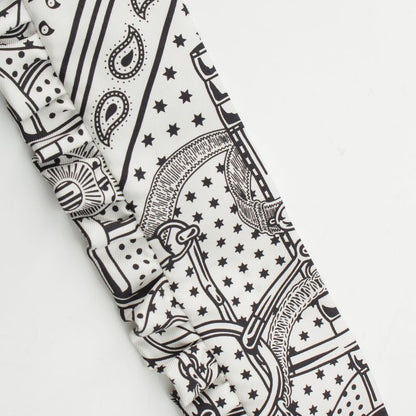 Hermes Twilly Silk Frilled Apron Doll Scarf H852978s White