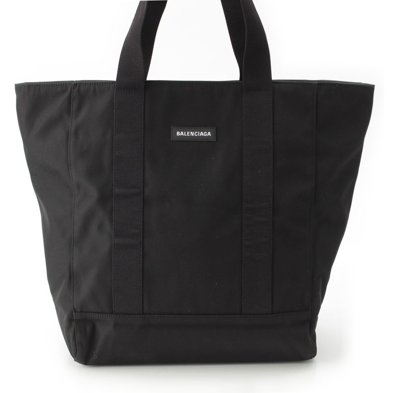 Balenciaga Nylon Explorer Logo Tote Bag 567032 Black