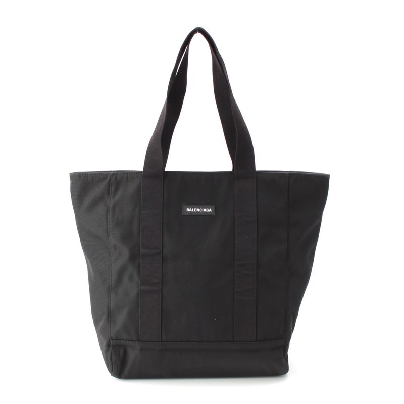 Balenciaga Nylon Explorer Logo Tote Bag 567032 Black