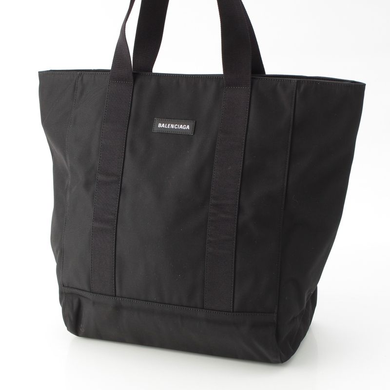 Balenciaga Nylon Explorer Logo Tote Bag 567032 Black