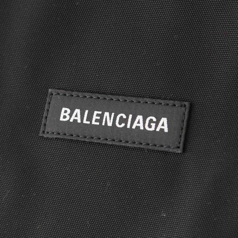 Balenciaga Nylon Explorer Logo Tote Bag 567032 Black