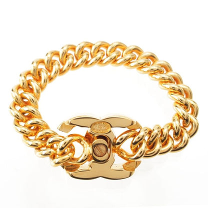 Chanel 96p Coco Mark Turnlock Bracelet Accessories Gold