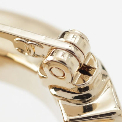 Chanel L23b GP Coco Logo Written in Gold with Pearl Stones and Logo Brooch