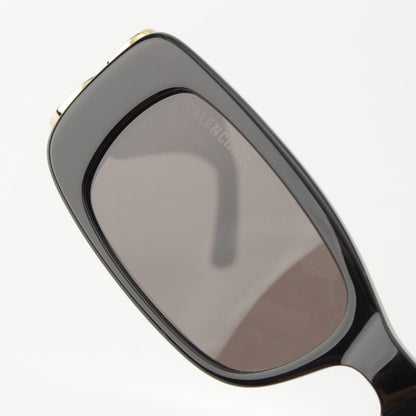 Balenciaga Dynasty Rectangle BB Sunglass Es Eyewear Bb0096s Black Gold