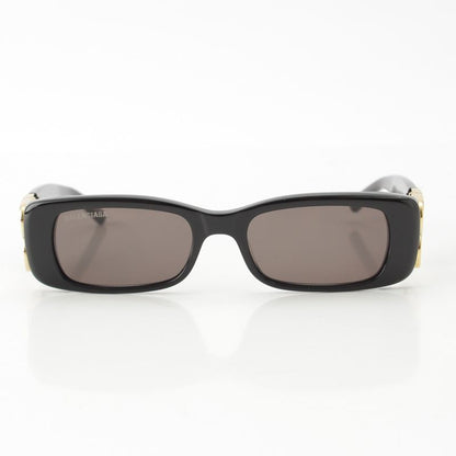 Balenciaga Dynasty Rectangle BB Sunglass Es Eyewear Bb0096s Black Gold