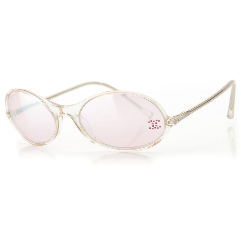Chanel Coco Rhinestone Sunglass Es Eyewear C660 58 Pink