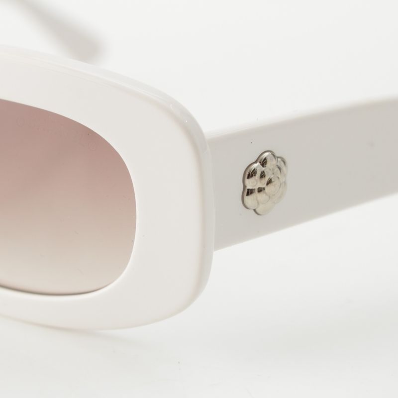 Chanel Coco Mark Camellia Sunglass Es Eyewear C716 13 White 5317 135
