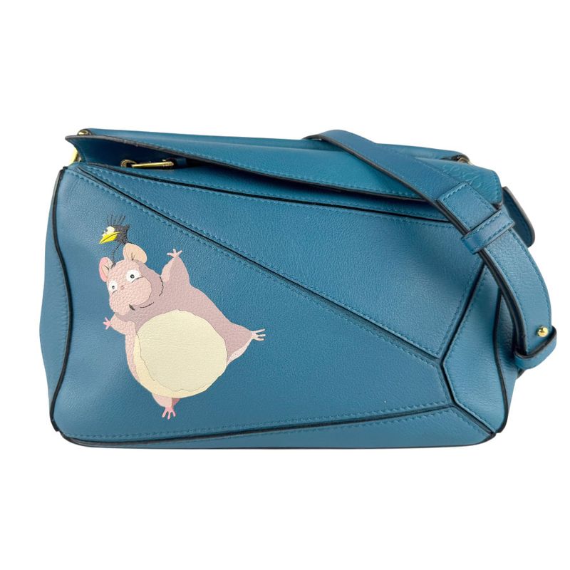 Loewe Shoulder Bag Handbag Studio Ghibli Boy Mouse Puzzle Bag Small