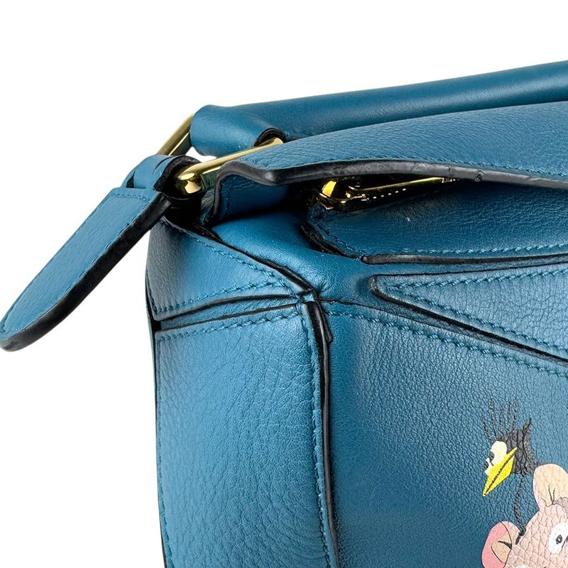 Loewe Shoulder Bag Handbag Studio Ghibli Boy Mouse Puzzle Bag Small