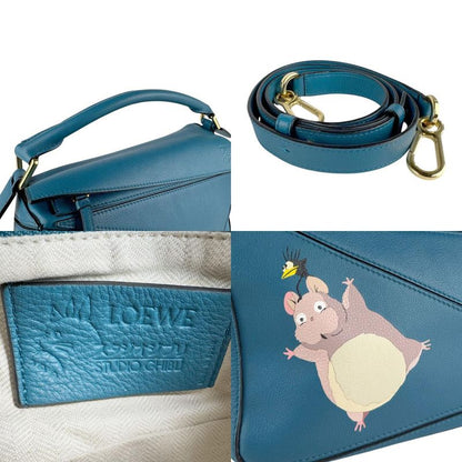 Loewe Shoulder Bag Handbag Studio Ghibli Boy Mouse Puzzle Bag Small