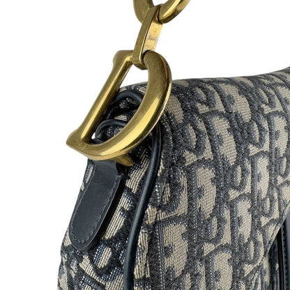 Christian Dior Shoulder Bag Oblique Saddle Bag