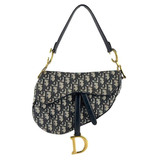 Christian Dior Shoulder Bag Oblique Saddle Bag