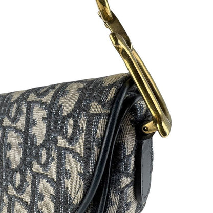 Christian Dior Shoulder Bag Oblique Saddle Bag