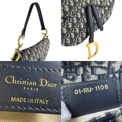 Christian Dior Shoulder Bag Oblique Saddle Bag