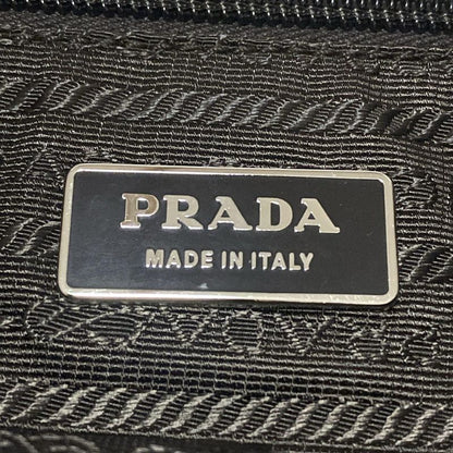Prada Shoulder Bag Bt6671 Dark Green and Dark Brown Leather