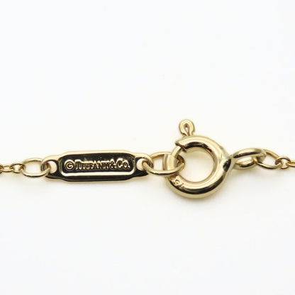 Tiffany & Co Necklace Heart Lock 18k Yellow Gold Diamond Approx 2.6g Yellow