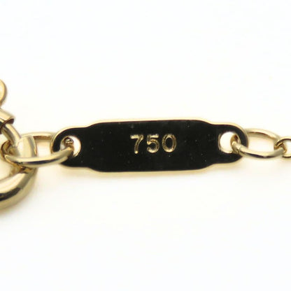 Tiffany & Co Necklace Heart Lock 18k Yellow Gold Diamond Approx 2.6g Yellow