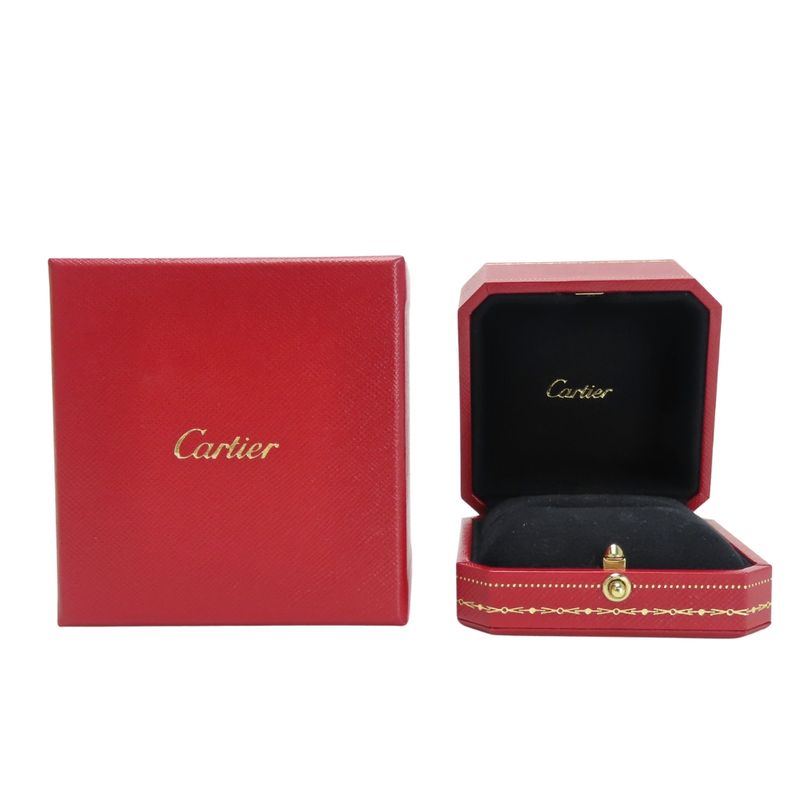 Cartier Ring - Ballerina Curved Wedding 52 18k Pink Gold Diamond Approx 2.2g