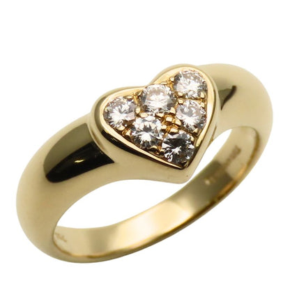 Tiffany & Co Ring / Ring Heart Pave 18k Yellow Gold Approx 5.4g Yellow Gold 6pd