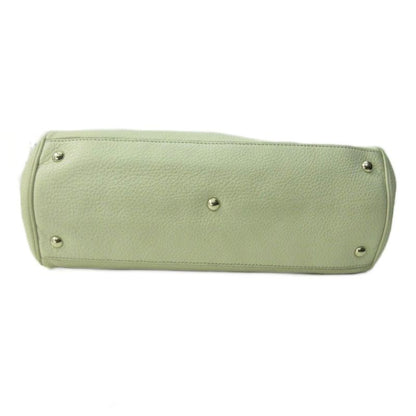 Gucci Bamboo 2way Handbag Shoulder Bag Leather White 323600 1125