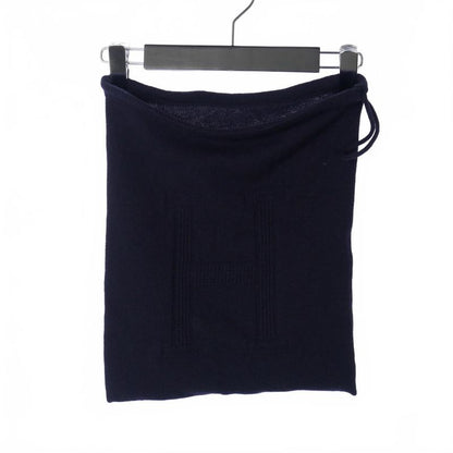 Hermes Margiela Period H Motif Knit Cardigan Sweater 40 Navy Blue Navy