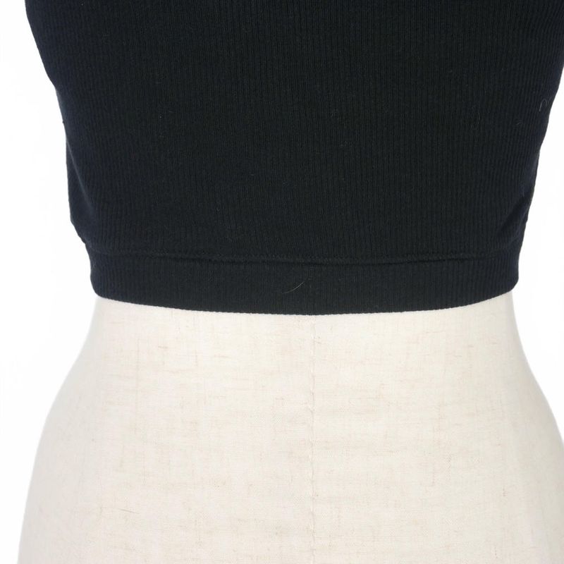 Loewe Logo Tank Top Cropped U Neck S Black 1726718