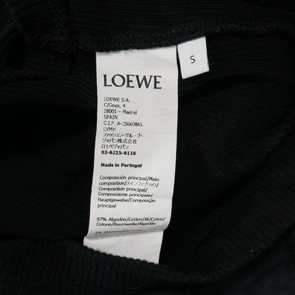 Loewe Logo Tank Top Cropped U Neck S Black 1726718