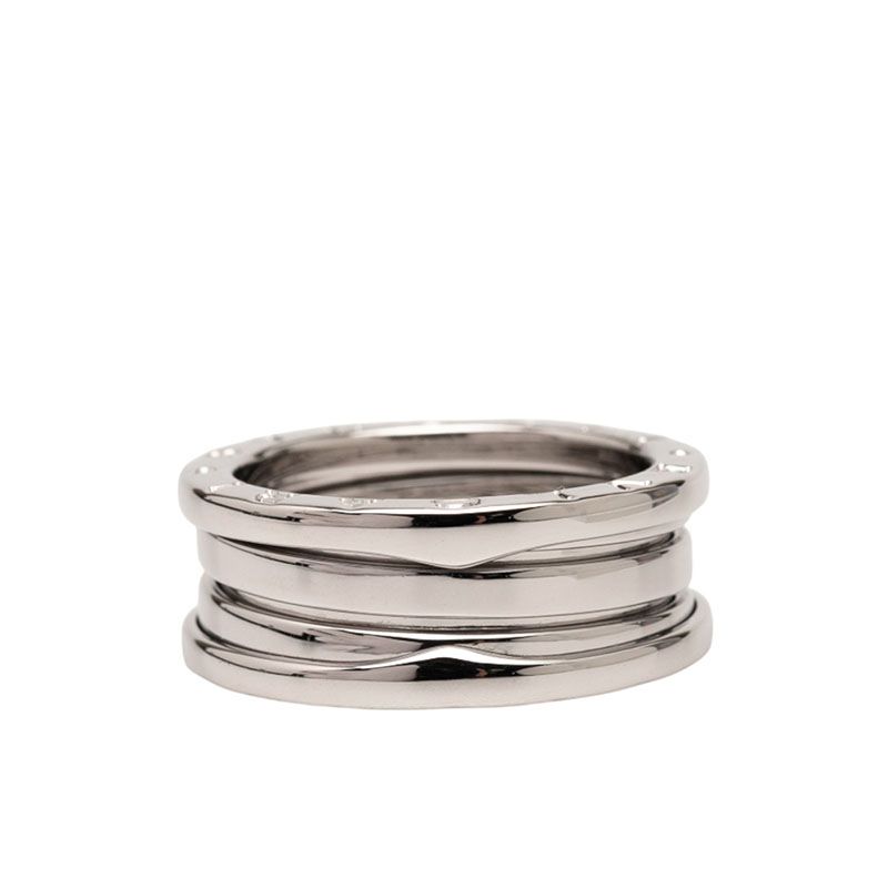 Bvlgari Bee Zero One Ring #55 18k White Gold White Gold Men's Bvlgari