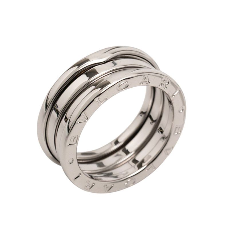 Bvlgari Bee Zero One Ring #55 18k White Gold White Gold Men's Bvlgari