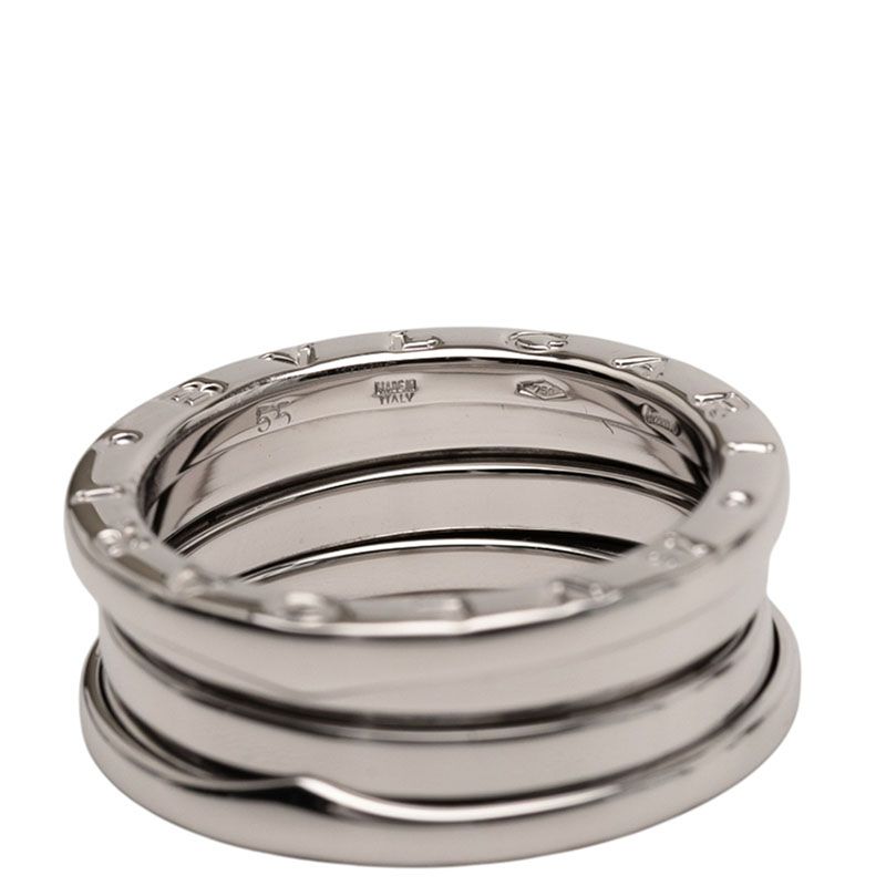 Bvlgari Bee Zero One Ring #55 18k White Gold White Gold Men's Bvlgari