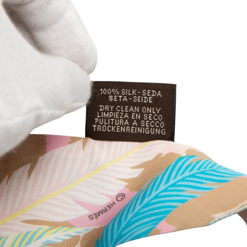 Hermes Twilly Jaguar Quetzal Jaguar Quetzal Multicolor Silk Women Hermes