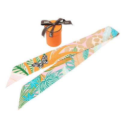 Hermes Twilly Jaguar Quetzal Jaguar Quetzal Multicolor Silk Women Hermes