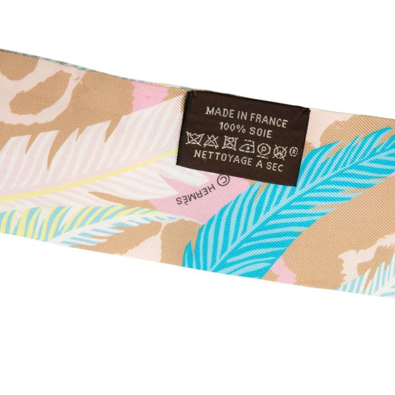 Hermes Twilly Jaguar Quetzal Jaguar Quetzal Multicolor Silk Women Hermes