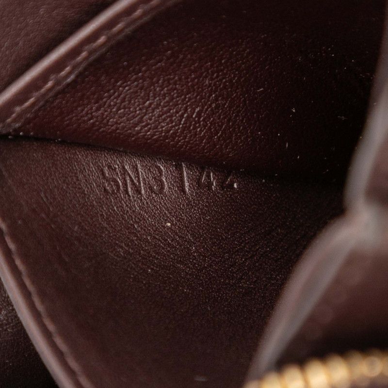 Louis Vuitton Monogram Vernis Zippy Coin Purse M93607 Amarante Purple Patent