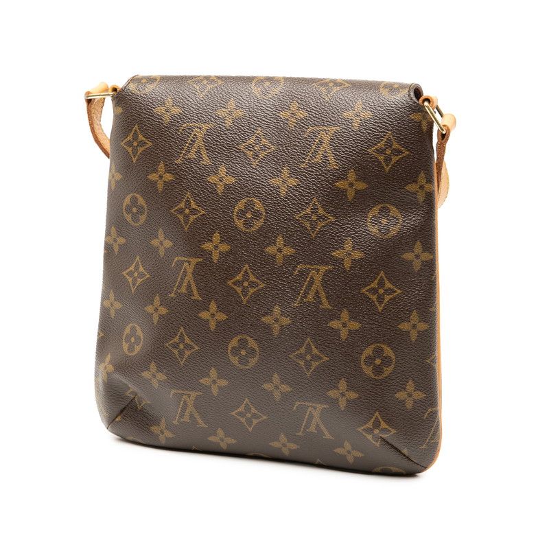 Louis Vuitton Monogram Musette Salsa Long Crossbody Shoulder Bag M51387 Brown