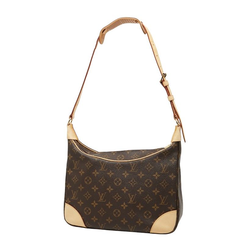 Louis Vuitton Monogram Boulogne 30 One Shoulder Bag M51265 Brown PVC Leather
