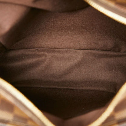 Louis Vuitton Damier Naviglio Crossbody Shoulder Bag N45255 Brown PVC Leather