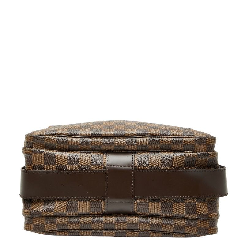 Louis Vuitton Damier Naviglio Crossbody Shoulder Bag N45255 Brown PVC Leather