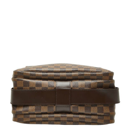 Louis Vuitton Damier Naviglio Crossbody Shoulder Bag N45255 Brown PVC Leather