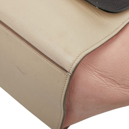 Celine Trapeze Small Tricolor Handbag Shoulder Bag 2way White Multicolor